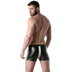 LEADER Short avec zip BRUT Noir-Blanc